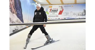 Звезди караха ски в подкрепа на активния начин на живот