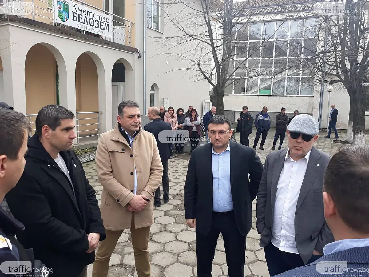 Гешев в Белозем, 42 задържани в района