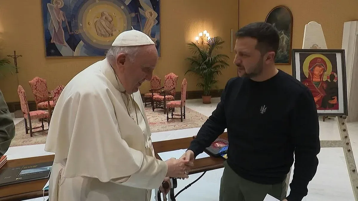 Зеленски с думи на почит към папа Франциск