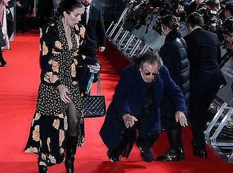 Ал Пачино претърпя инцидент на червения килим