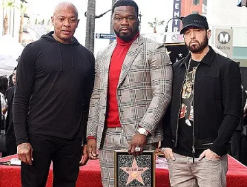 50 Cent със звезда в Алеята на славата
