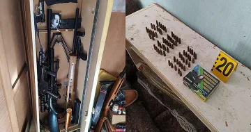 Вижте арсенала на самоубилия се в сградата на ДАНС