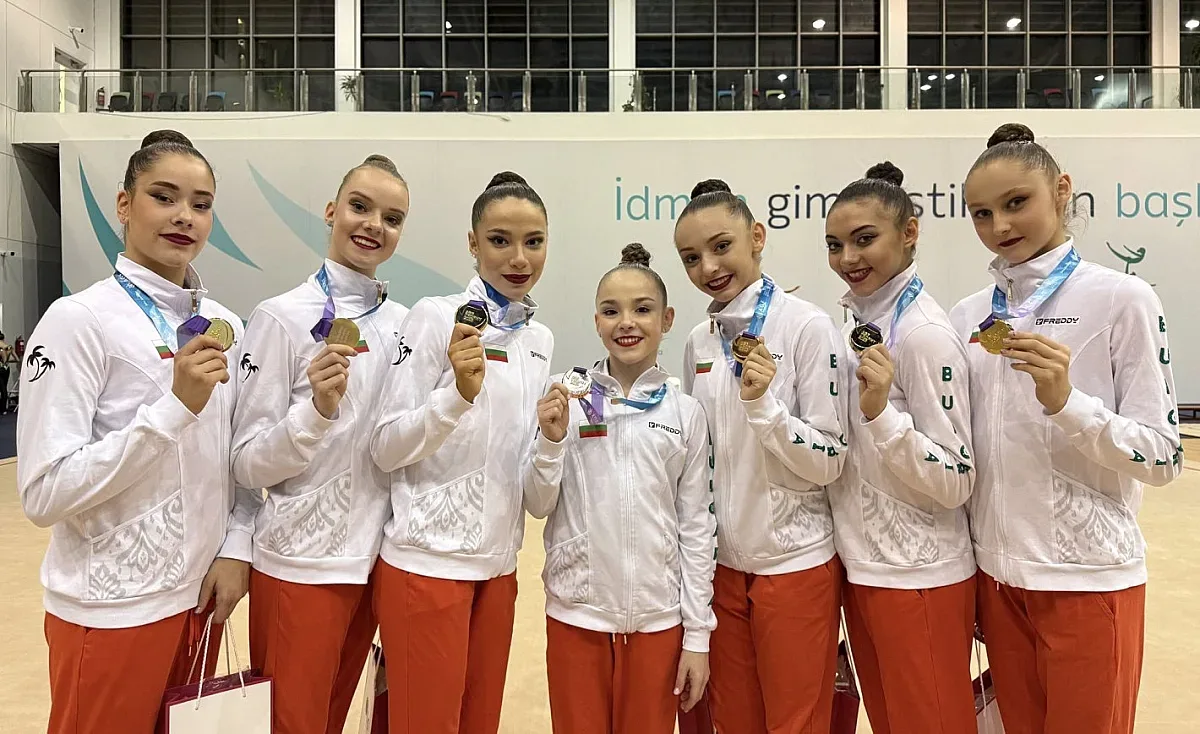 Четворен успех за българските грации в Баку