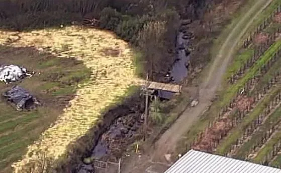 Винена река потече в Калифорния