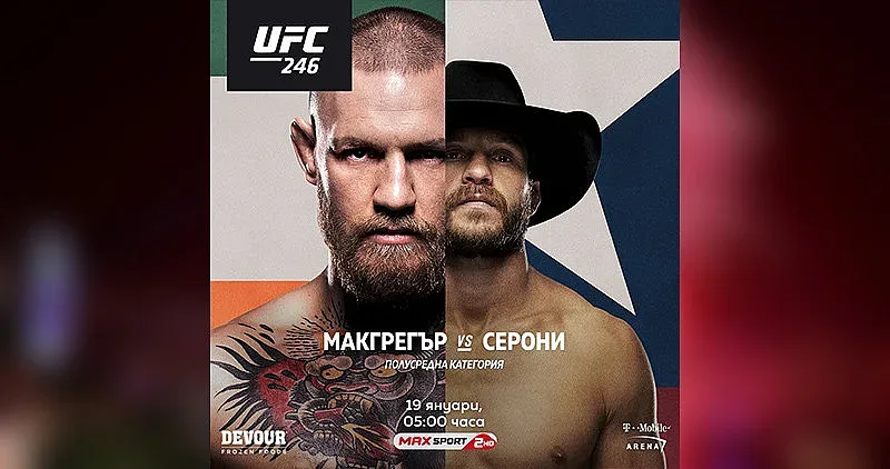 Завръщането на Конър Макгрегър пряко по MAX Sport 2 този уикенд