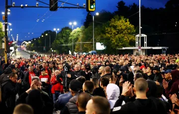 Феновете на ЦСКА - Томаш, махай се!