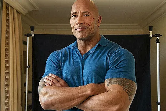 Скалата снима сериал за детството си