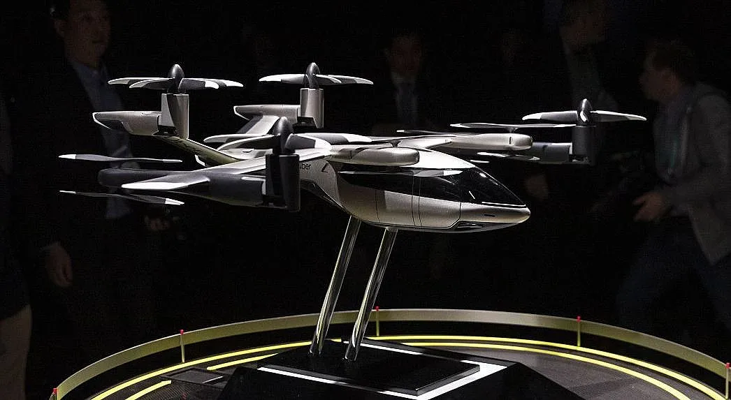 Юбер пуска летящи таксита Хюндай