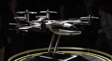 Юбер пуска летящи таксита Хюндай