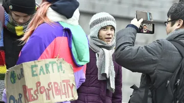 Тунберг отбеляза 17-ия си рожден ден с протест