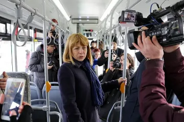 Фандъкова обещава само газови и електробуси