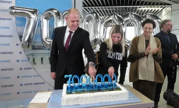 7-милионният пътник кацна на Летище София