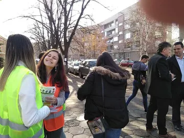 Ученици и полицаи в съвместна акция по безопасно движение