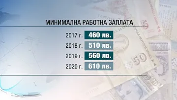Новата минимална заплата е факт - 610 лева