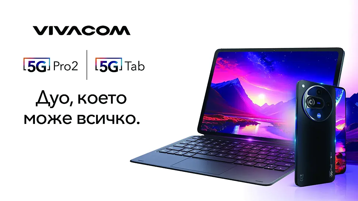 Първият 5G таблет и новият 5G смартфон на Vivacom са хит сред потребителите