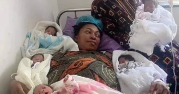След 16 години чакане жена роди петзнаци