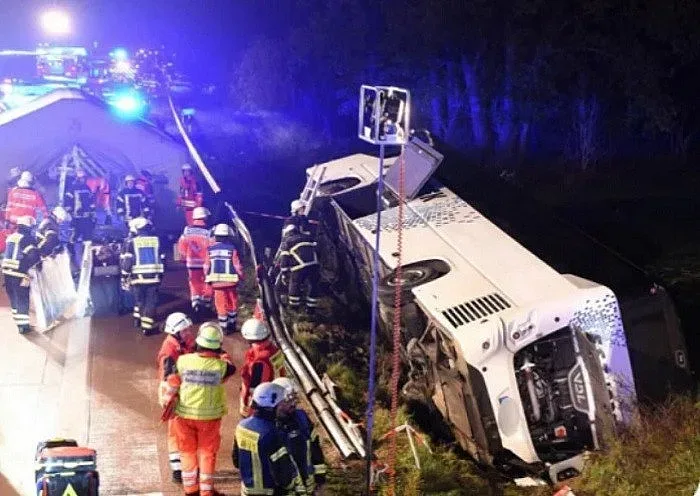 Инцидент с полски туристически автобус в Германия