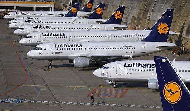 Отмениха 1300 полета заради стачка в Lufthansa