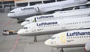Lufthansa  с променен график заради стачка