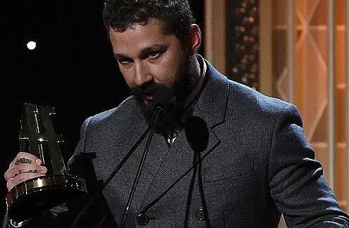 Шая Лабьоф: Благодарен съм за ареста