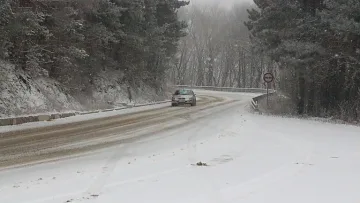 Пътната обстановка у нас след първия сняг