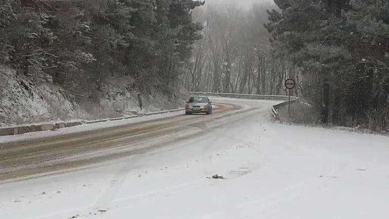 Пътната обстановка у нас след първия сняг
