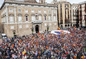 Контрапротест в Барселона