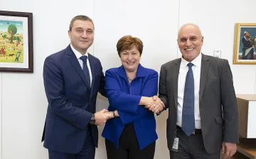 Среща Горанов-Радев-Кристалина във Вашингтон