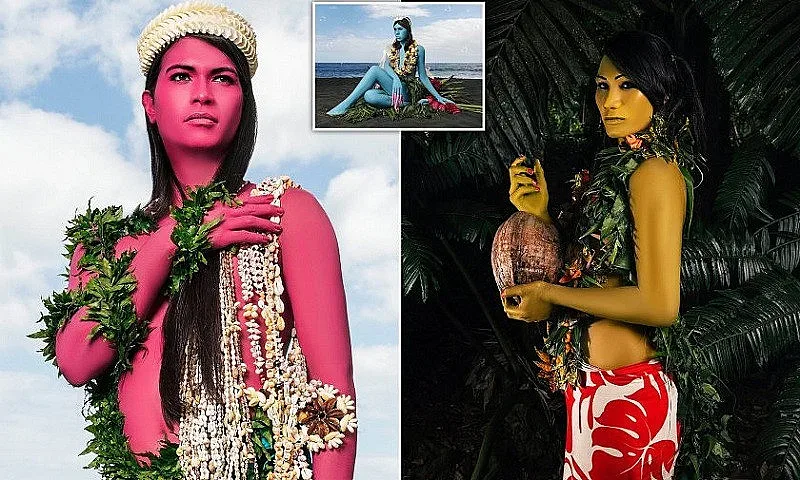 Странно племе маху от третия пол живее в Таити