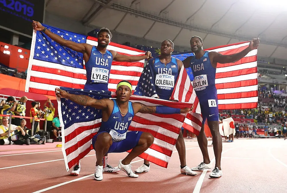 Четири атлети със златен дубъл на световното