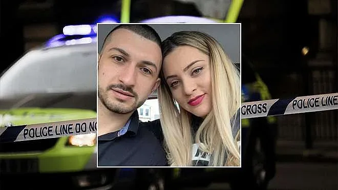 Българин намушка жена си и бебето си