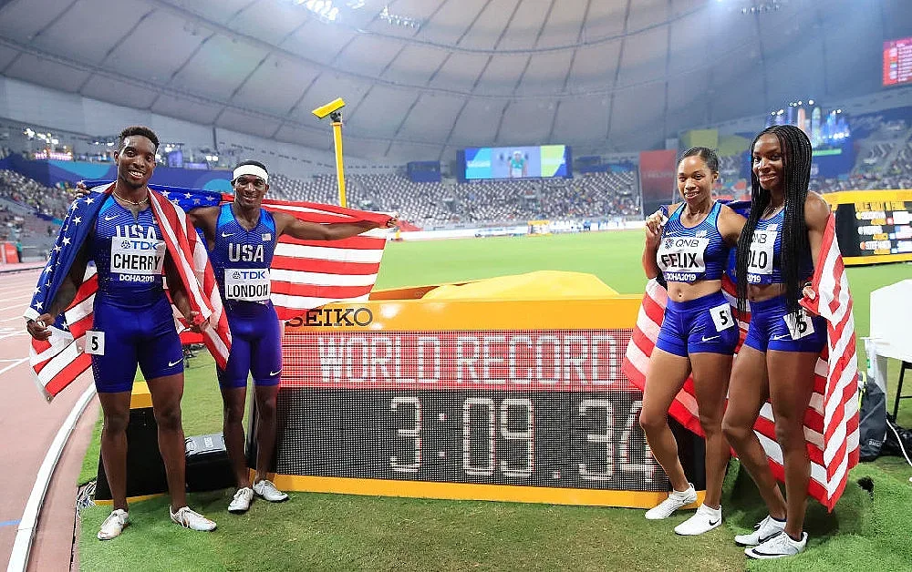 Нов световен рекорд за САЩ на световното в Доха