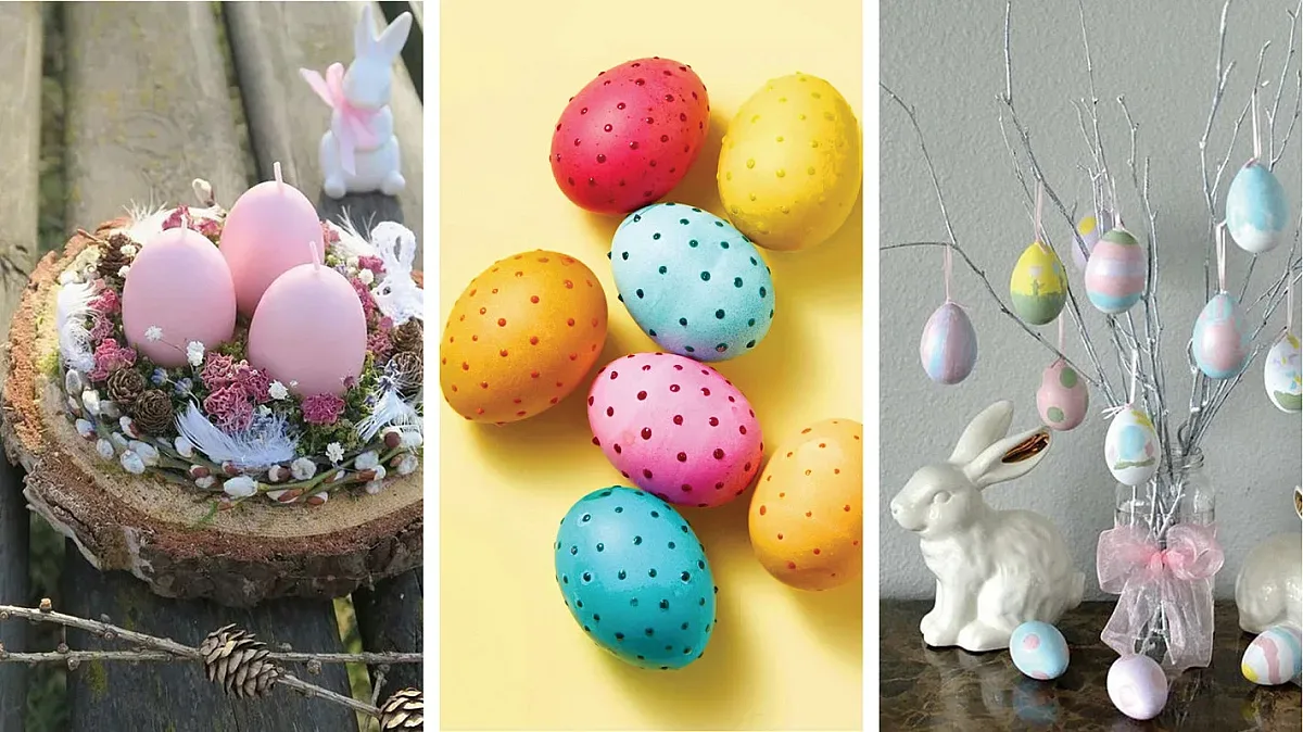 12 идеи за свежа великденска украса