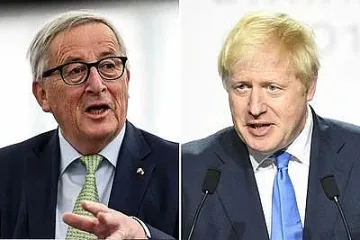 Джонсън и Юнкер с работен обяд