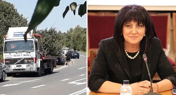 Шефката на парламента ранена в катастрофа (ОБЗОР)