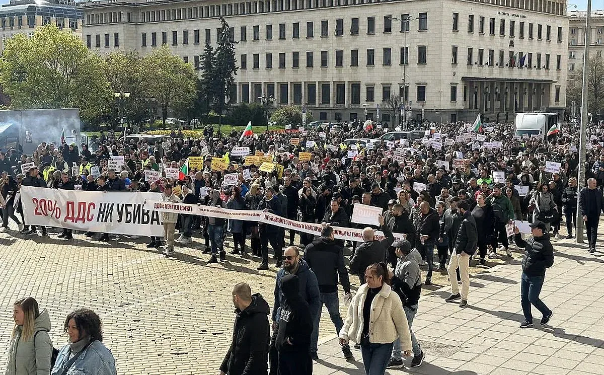 Хотелиери и ресторантьори протестират в София