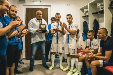 Министър Кралев подкрепи "Варна Сити" в Шампионската лига по футзал