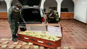 300 кг марихуана в ковчег откриха в Колумбия