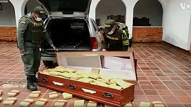 300 кг марихуана в ковчег откриха в Колумбия
