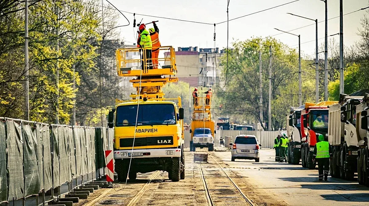 Ремонтират ключов булевард в София. Тапата ще е голяма