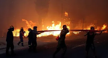 Евакуация на Канарските острови заради горски пожар