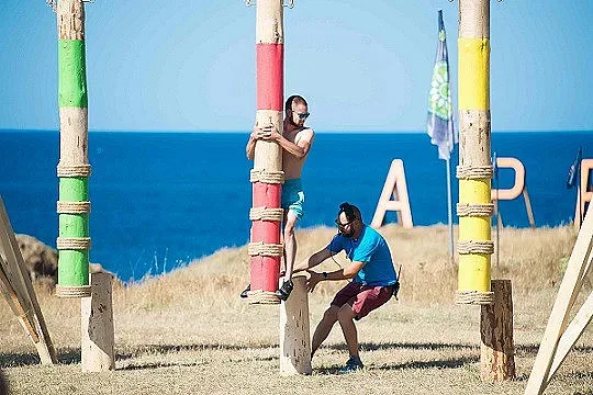 Топ каскадьор се труди за „Игри на волята“