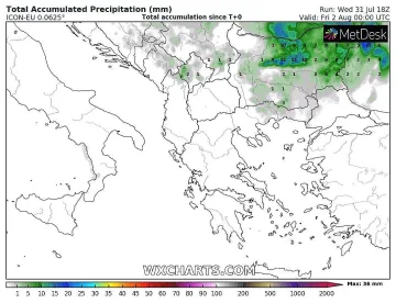 Август започва с бури с гръмотевици