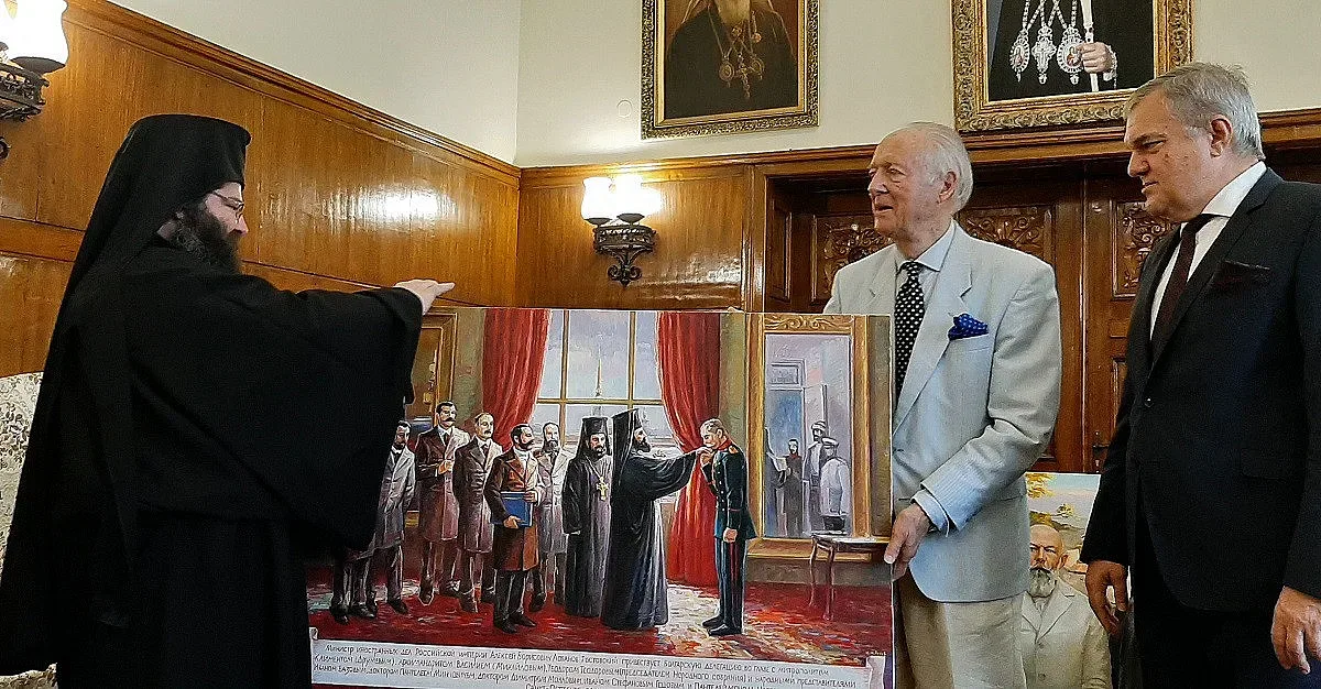 Княз подари картина за 140 г. българо-руски връзки