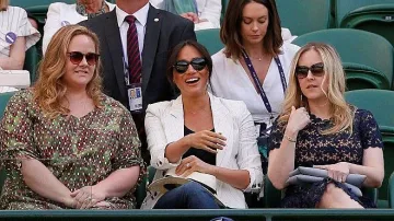 Меган на Уимбълдън, за подкрепа на Серина