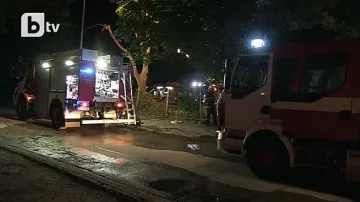 Пожар в сграда на бивше училище до Русе