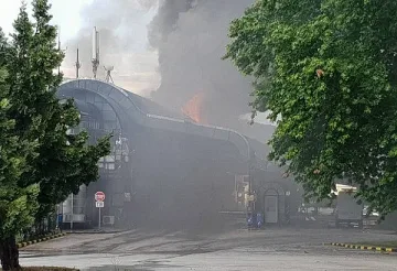Пожар в сградата на  ГКПП-Златарево