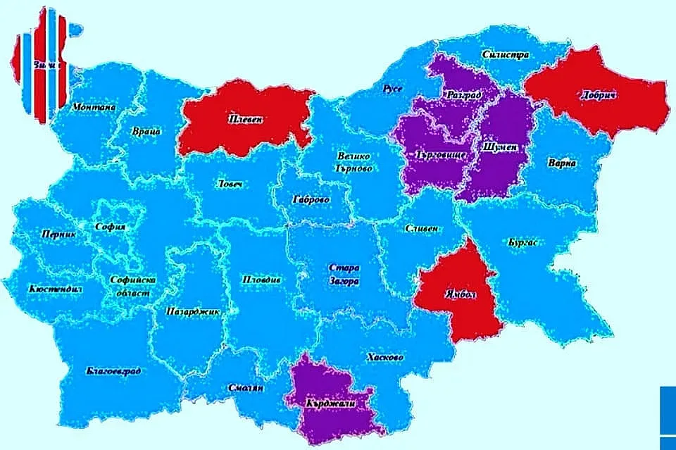 ГЕРБ с 6,7% преднина от БСП, ДБ пада още