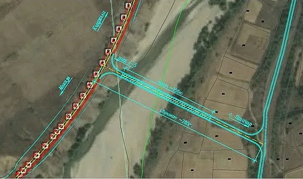 Мост свързва село с пътя за Маказа