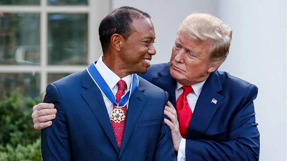 Тръмп награди Тайгър Уудс